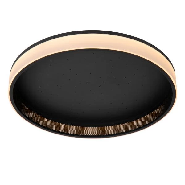 Lucide ESTREJA - Plafonnier - Ø 40 cm - LED 3 StepDim - CCT - 2500K/3000K - Noir - détail 3